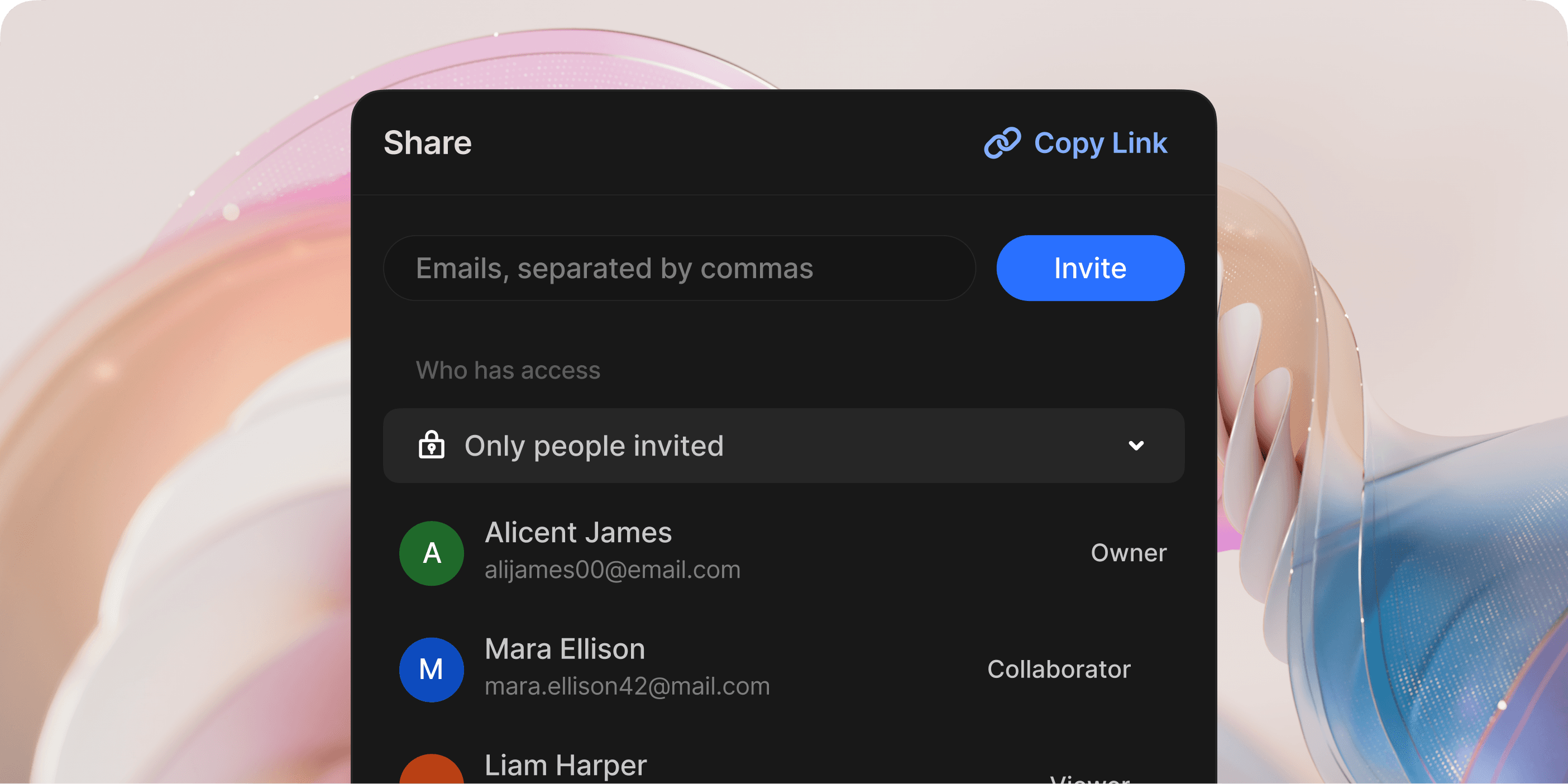 Share with Clients instantly
